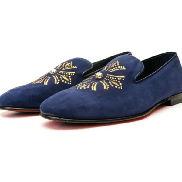 vinci_leather_the_lazio_s_3-2.webp Discount Vinci Leather Shoes Vinci Leather The Lazio Shoe Suede Slip-on Loafer (9057) Navy