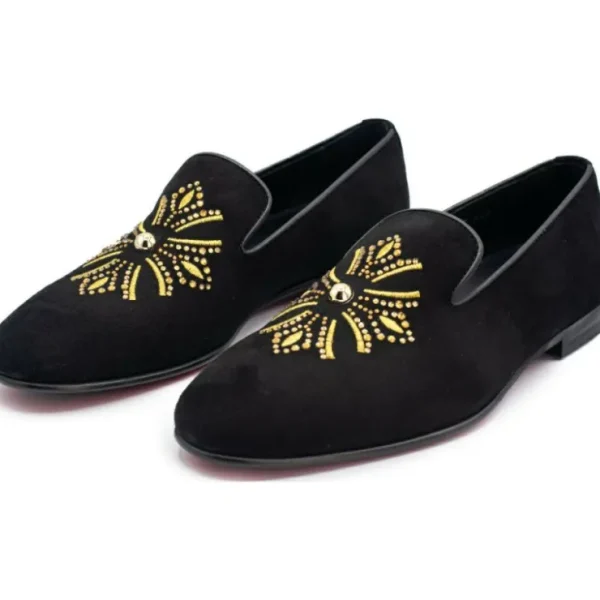 vinci_leather_the_lazio_s_3.webp Fashion Vinci Leather Shoes Vinci Leather The Lazio Shoe Suede Slip-on Loafer (9057) Black