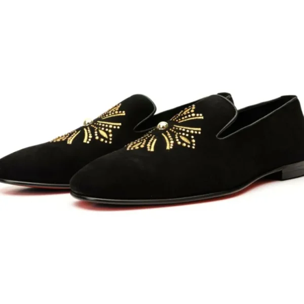 vinci_leather_the_lazio_s_5.webp Fashion Vinci Leather Shoes Vinci Leather The Lazio Shoe Suede Slip-on Loafer (9057) Black