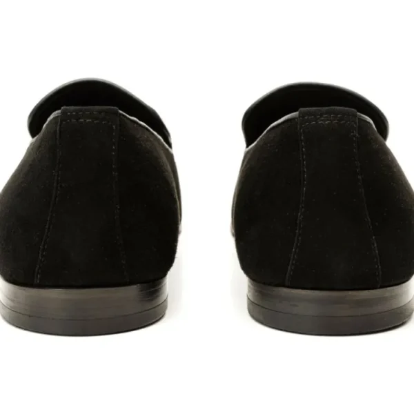 vinci_leather_the_lazio_s_6.webp Fashion Vinci Leather Shoes Vinci Leather The Lazio Shoe Suede Slip-on Loafer (9057) Black