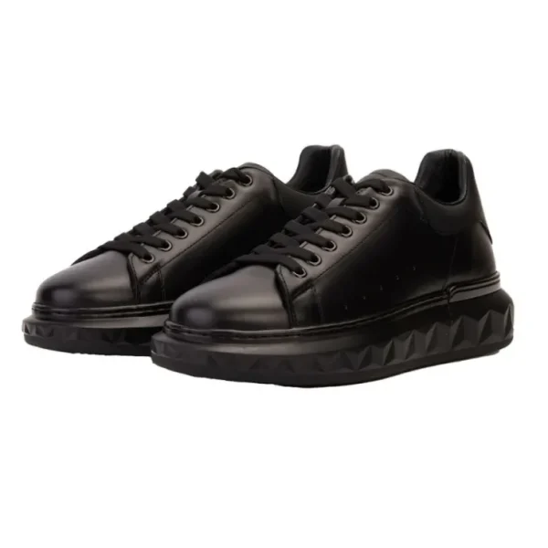 vinci_leather_the_linq_le_1.webp New Vinci Leather Shoes Vinci Leather The Linq Leather Sneaker Black