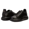 New Vinci Leather Shoes Vinci Leather The Linq Leather Sneaker Black