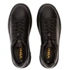 New Vinci Leather Shoes Vinci Leather The Linq Leather Sneaker Black