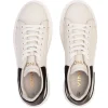 Hot Vinci Leather Shoes Vinci Leather The Linq Leather Sneaker White