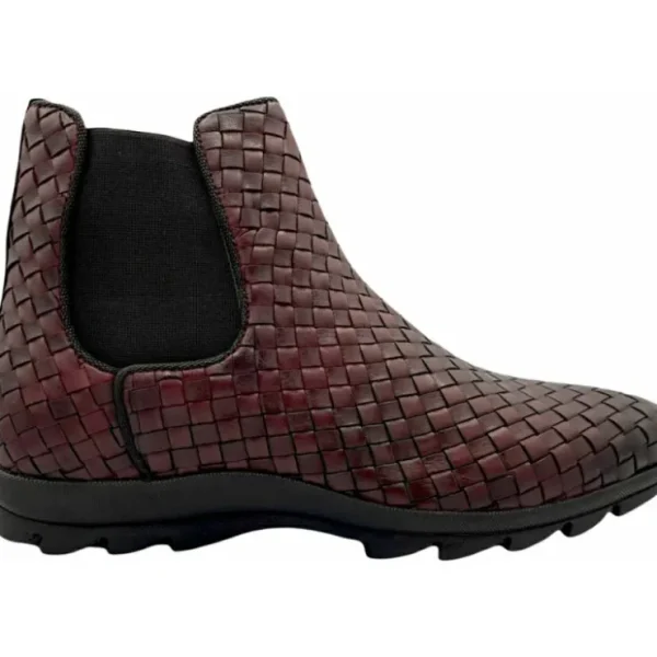 vinci_leather_the_luxpre__0-1.webp Discount Vinci Leather Shoes Vinci Leather The Luxpre Leather Handwoven Casual Chelsea Boot (14492) Burgundy