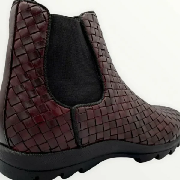 vinci_leather_the_luxpre__3-1.webp Discount Vinci Leather Shoes Vinci Leather The Luxpre Leather Handwoven Casual Chelsea Boot (14492) Burgundy
