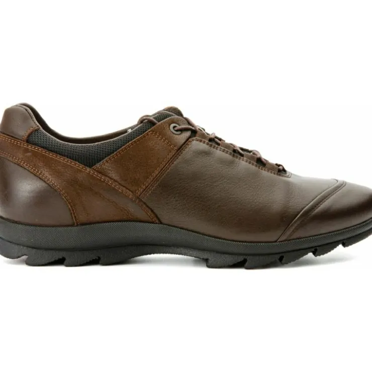 Cheap Vinci Leather Shoes Vinci Leather The Madrid Leather Casual Shoes (03282) Brown