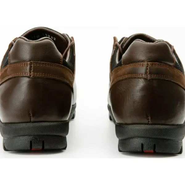 Cheap Vinci Leather Shoes Vinci Leather The Madrid Leather Casual Shoes (03282) Brown