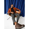Cheap Vinci Leather Shoes Vinci Leather The Madrid Leather Casual Shoes (03282) Brown