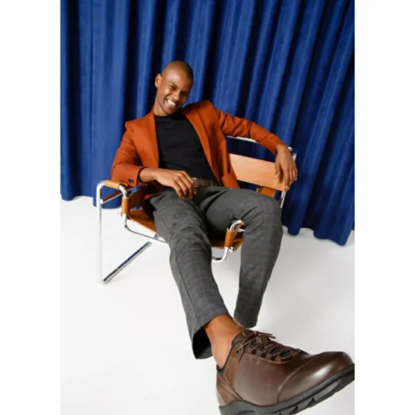 Cheap Vinci Leather Shoes Vinci Leather The Madrid Leather Casual Shoes (03282) Brown