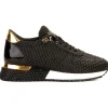 Cheap Vinci Leather Shoes Vinci Leather The Majesty Leather Sneaker Black