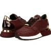 Cheap Vinci Leather Shoes Vinci Leather The Majesty Leather Sneaker Burgundy