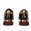 Cheap Vinci Leather Shoes Vinci Leather The Majesty Leather Sneaker Burgundy