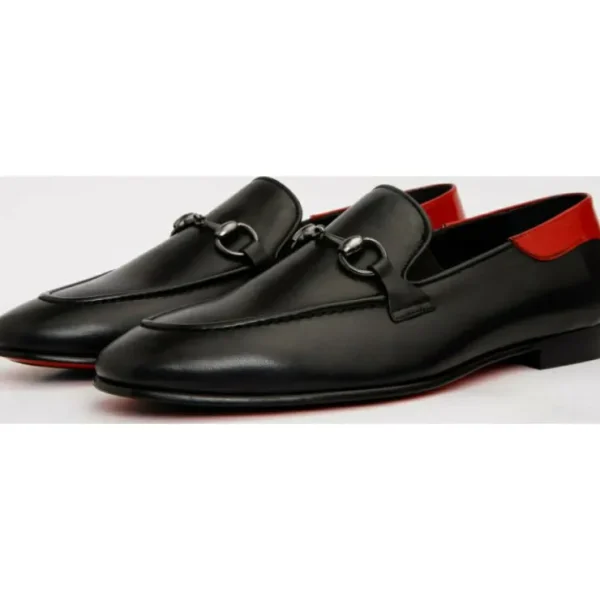 vinci_leather_the_maratea_1.webp Discount Vinci Leather Shoes Vinci Leather The Maratea Leather Shoe Bit Loafer (C-9032X) Black