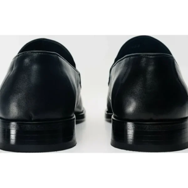 Fashion Vinci Leather Shoes Vinci Leather The Marinka Leather Shoe Penny Loafer (9439) Black