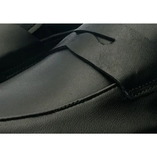 Fashion Vinci Leather Shoes Vinci Leather The Marinka Leather Shoe Penny Loafer (9439) Black
