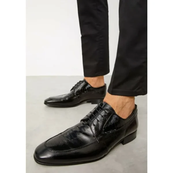 vinci_leather_the_martin__7.webp Clearance Vinci Leather Shoes Vinci Leather The Martin Leather Derby Shoe (6055) Black