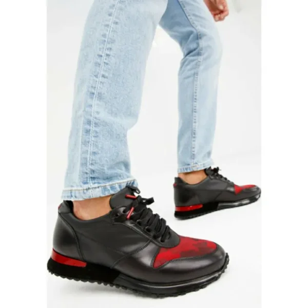 vinci_leather_the_merced__6.webp Outlet Vinci Leather Shoes Vinci Leather The Merced Leather Sneaker (D-5700) Black