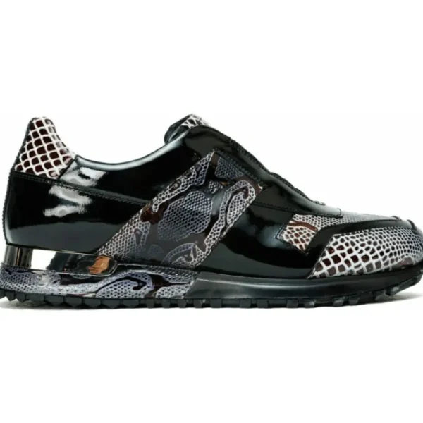 vinci_leather_the_milano__0-3.webp Discount Vinci Leather Shoes Vinci Leather The Milano Snk Black / White Leather Sneaker (D-539T)