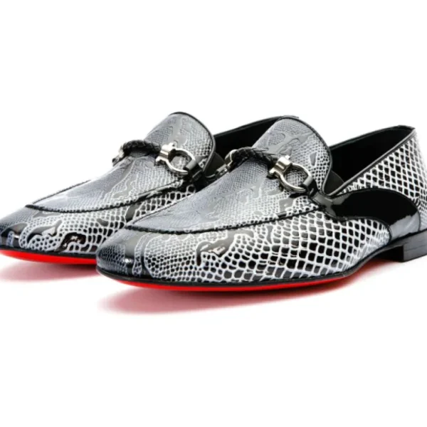 vinci_leather_the_milano__3.webp Fashion Vinci Leather Shoes Vinci Leather The Milano Black / White Shoe Bit Loafer