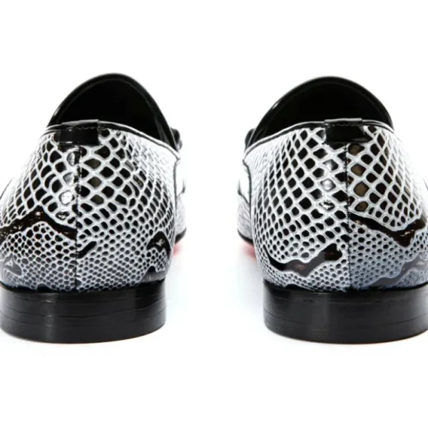 vinci_leather_the_milano__4.webp Fashion Vinci Leather Shoes Vinci Leather The Milano Black / White Shoe Bit Loafer