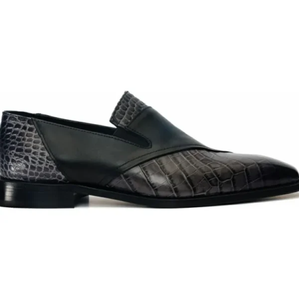 vinci_leather_the_mississ_0.webp New Vinci Leather Shoes Vinci Leather The Mississippi Leather Loafer Shoe (16002) Black