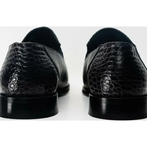 vinci_leather_the_mississ_3.webp New Vinci Leather Shoes Vinci Leather The Mississippi Leather Loafer Shoe (16002) Black