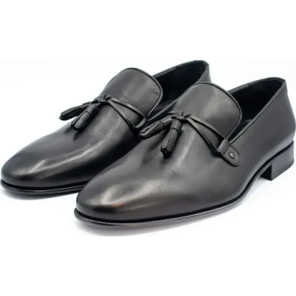 vinci_leather_the_modica__1.webp Store Vinci Leather Shoes Vinci Leather The Modica Leather Tassel Loafer (2010) Black