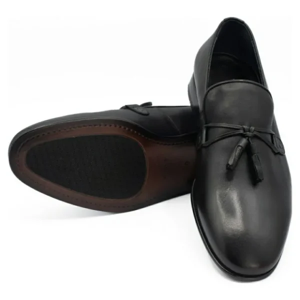 vinci_leather_the_modica__2.webp Store Vinci Leather Shoes Vinci Leather The Modica Leather Tassel Loafer (2010) Black