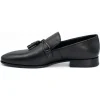 Store Vinci Leather Shoes Vinci Leather The Modica Leather Tassel Loafer (2010) Black
