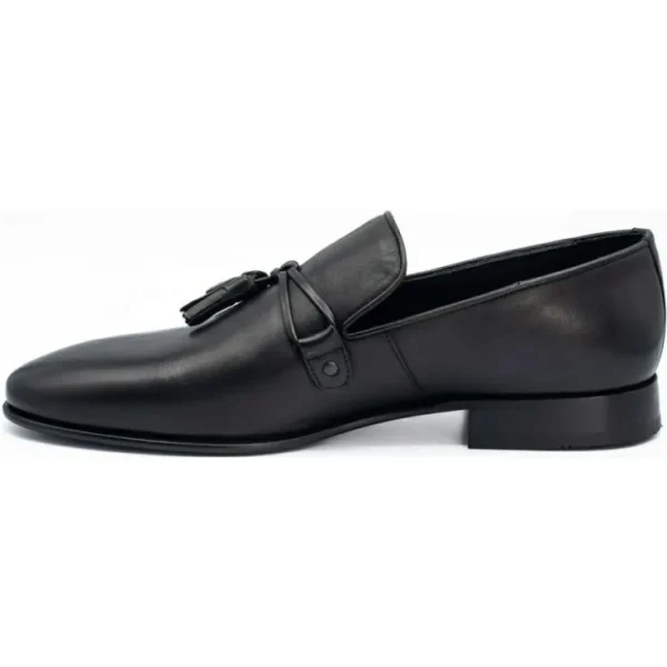 vinci_leather_the_modica__4.webp Store Vinci Leather Shoes Vinci Leather The Modica Leather Tassel Loafer (2010) Black