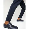 Outlet Vinci Leather Shoes Vinci Leather The Molise Wingtip Semi Brogue Derby Shoe Navy