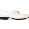 Discount Vinci Leather Shoes Vinci Leather The Monaco Leather Shoe Bit Loafer (3256) White