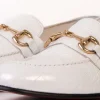 Discount Vinci Leather Shoes Vinci Leather The Monaco Leather Shoe Bit Loafer (3256) White