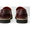 Online Vinci Leather Shoes Vinci Leather The Monroe Leather Penny Loafer (13092) Burgundy