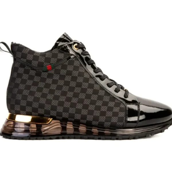 vinci_leather_the_monte_c_0.webp Best Vinci Leather Shoes Vinci Leather The Monte Carlo Limited Edition High-Top Sneaker Black & Gold Black&Gold
