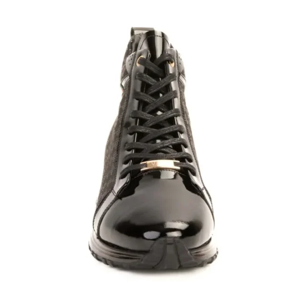 vinci_leather_the_monte_c_2.webp Best Vinci Leather Shoes Vinci Leather The Monte Carlo Limited Edition High-Top Sneaker Black & Gold Black&Gold