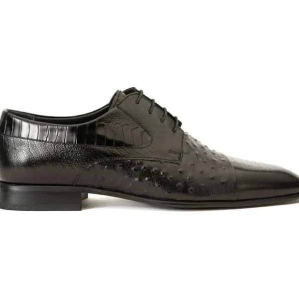 vinci_leather_the_monterr_0.webp Fashion Vinci Leather Shoes Vinci Leather The Monterrey Cap Toe Derby Shoe (10670) Black