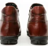Shop Vinci Leather Shoes Vinci Leather The Montreal Leather Casual Zip-up Ankle Boot (09717 B-3) Burgundy