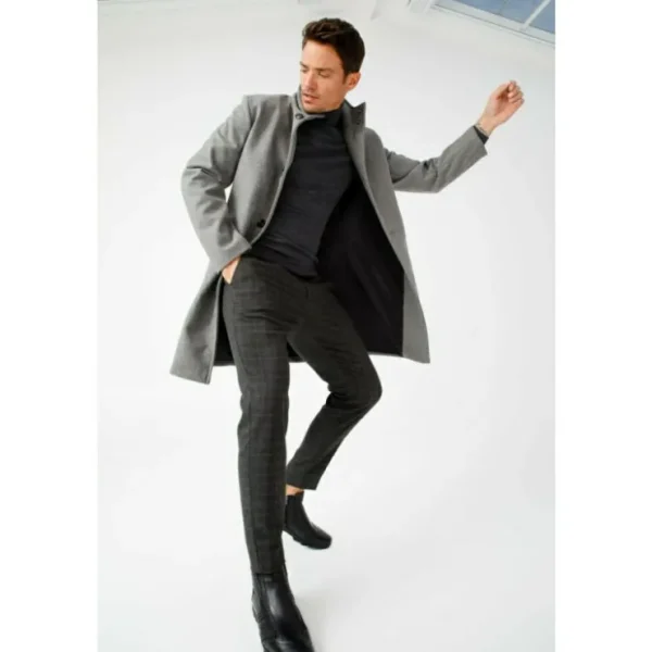 Best Vinci Leather Shoes Vinci Leather The Montreal Leather Casual Zip-up Ankle Boot (09717 S-3) Black