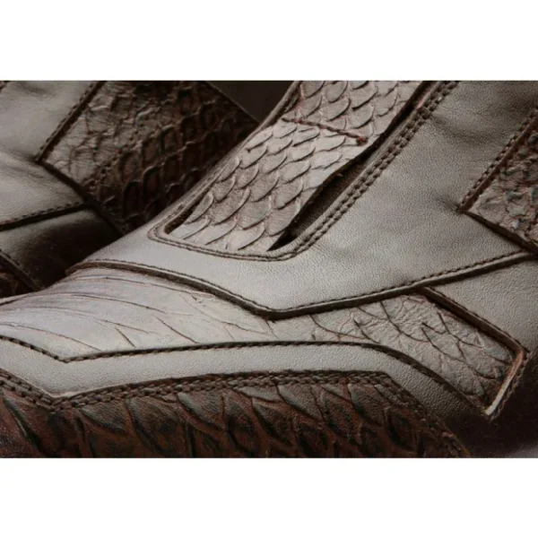 vinci_leather_the_mugla_b_2.webp Best Vinci Leather Shoes Vinci Leather The Mugla Snk Leather Sneaker (D-597X) Brown