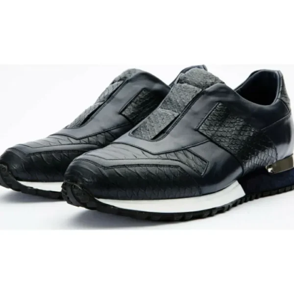 vinci_leather_the_mugla_n_2.webp Cheap Vinci Leather Shoes Vinci Leather The Mugla Snk Leather Sneaker (597X) Navy