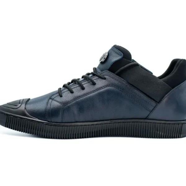 vinci_leather_the_mumbai__2-1.webp Discount Vinci Leather Shoes Vinci Leather The Mumbai Dark Blue Leather Sneaker (03313) DarkBlue