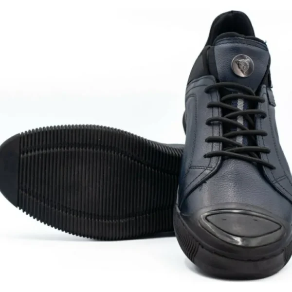 vinci_leather_the_mumbai__3-1.webp Discount Vinci Leather Shoes Vinci Leather The Mumbai Dark Blue Leather Sneaker (03313) DarkBlue
