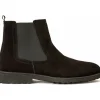 Cheap Vinci Leather Shoes Vinci Leather The Nayrobi Suede Leather Chelsea Casual Boot (12418) Black