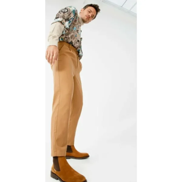 vinci_leather_the_nayrobi_5.webp Store Vinci Leather Shoes Vinci Leather The Nayrobi Suede Leather Chelsea Casual Boot (12418) Brown