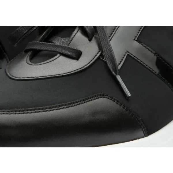 vinci_leather_the_nebresk_3.webp Best Vinci Leather Shoes Vinci Leather The Nebreska Leather Sneaker (D-2156) Black