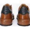 Clearance Vinci Leather Shoes Vinci Leather The Noble Leather Sneaker (D-2189) Brown