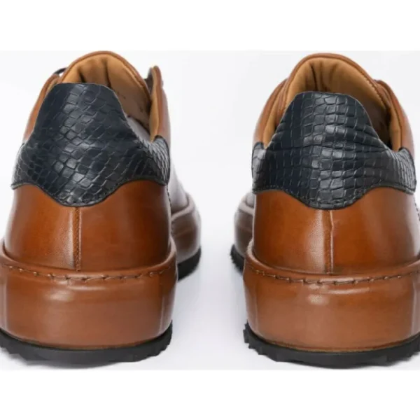 vinci_leather_the_noble_b_3-1.webp Clearance Vinci Leather Shoes Vinci Leather The Noble Leather Sneaker (D-2189) Brown