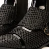 Hot Vinci Leather Shoes Vinci Leather The Orion Snakeskin Double Monk Strap Boot Black